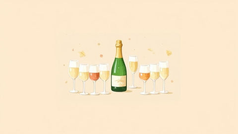 How Many Glasses in a Bottle of Champagne?