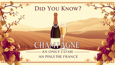 Did You Know? Champagne Can Only Come from France