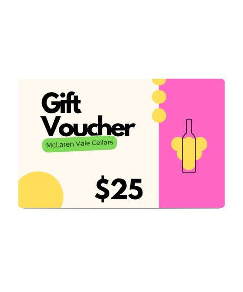 $25 McLaren Vale Cellars Gift Card