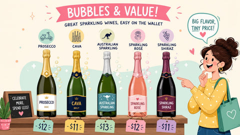Cheap Fizzy Wine in Australia: A Budget Buyer's Guide
