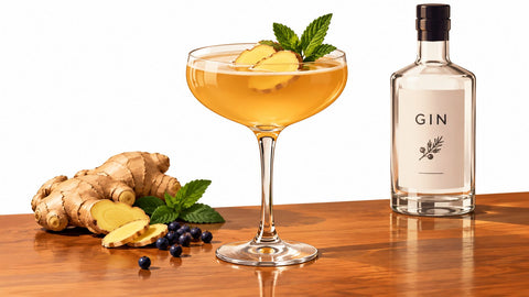 How to Make a Gin and Ginger Liqueur Cocktail