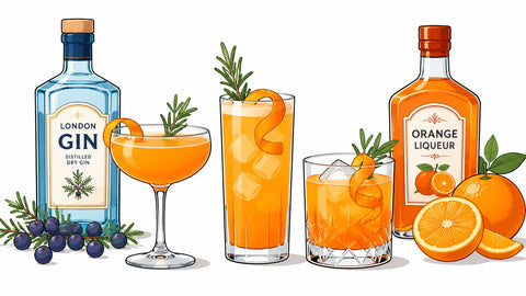 7 Gin Orange Liqueur Cocktails to Make Tonight
