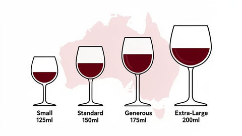 How many ml in glass of wine: An Australian Guide
