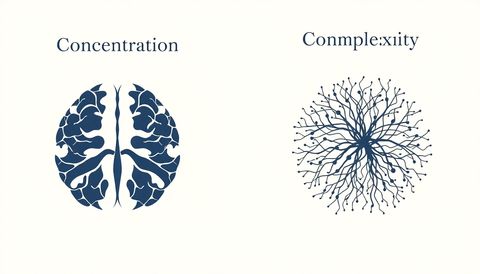 The Difference Between Concentration and Complexity