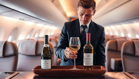 How Airlines Choose the Wine They Serve in First Class