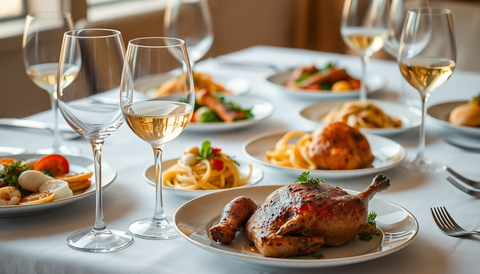 Elevating Your Dining Experience: A Guide to Pairing White Wines with Seafood, Pasta & Poultry