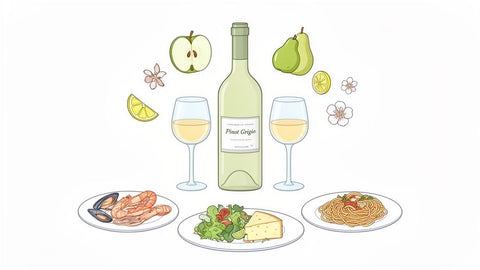 Your Guide to Pinot Grigio Wine Flavors and Pairings