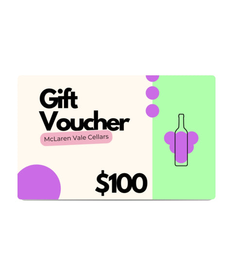 $100 McLaren Vale Cellars Gift Card