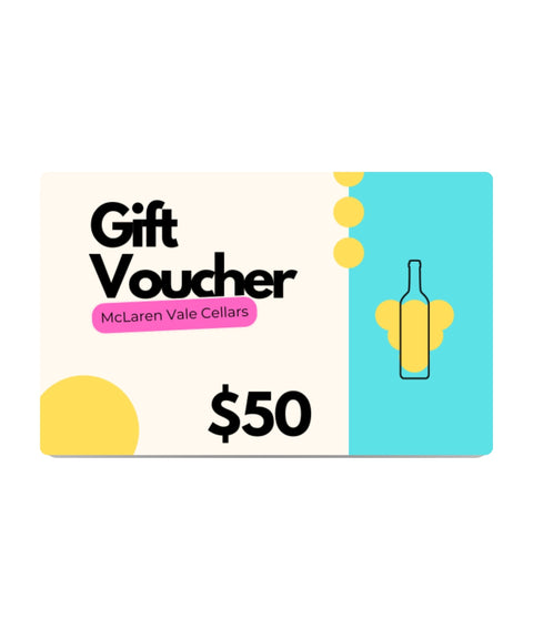 $50 McLaren Vale Cellars Gift Card